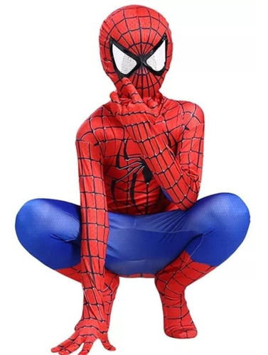 Imagen 2 de 5 de Disfraz Hombre Araña Spiderman Niño Importado Lejos De Casa