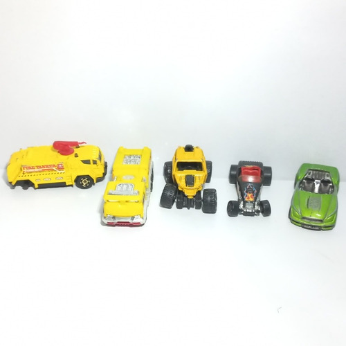 Lote De 5 Carros Hot Wheels Para Partes O Reparar