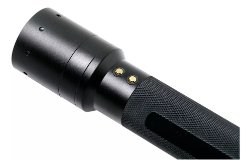 Linterna Tactica Led Lenser Mod. I9r 400 Lumens Recargable Blanco Negro