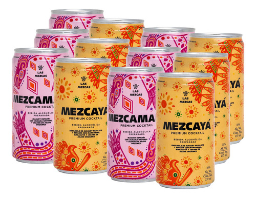 Mezcajita Mix 237 Ml. Double Hard Seltzer, 12 Latas