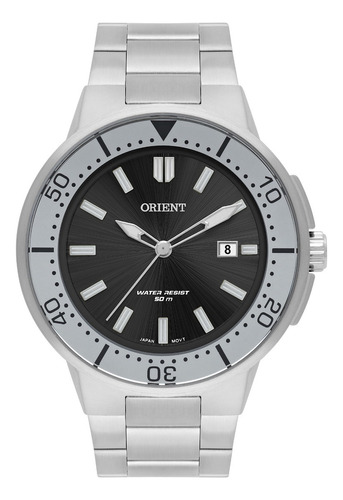 Relógio Orient Masculino Prata Mbss1465 P1sx