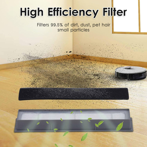(5 Piezas) Filtro Hepa Para Robot Aspirador Ecovacs Deebo...