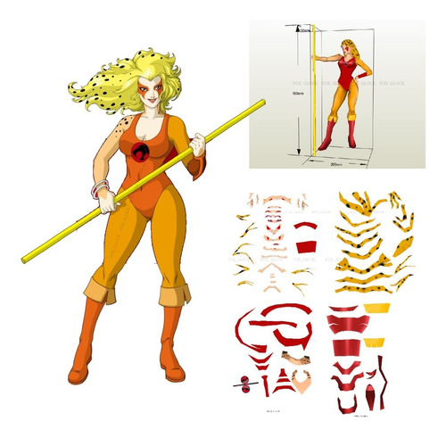 Cheetara Thundercats  Papercraft