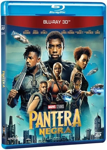 Blu-ray 3d Pantera Negra - Original & Lacrado