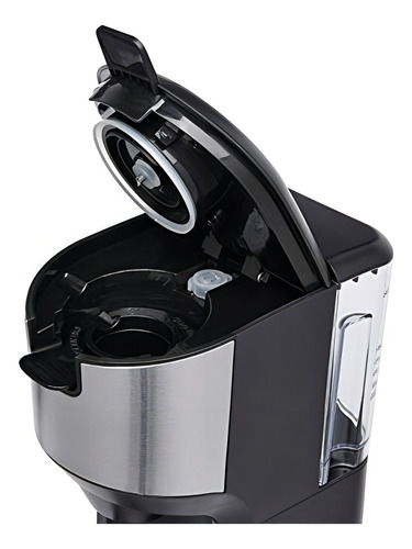 Amazon Basics Cafetera De Cápsulas Individuales De Doble C. Color Negro Y Ss
