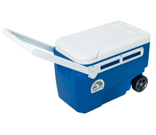 Caixa Térmica Cooler 36 L Até 60 Latas Com Rodas 38 Qt Igloo