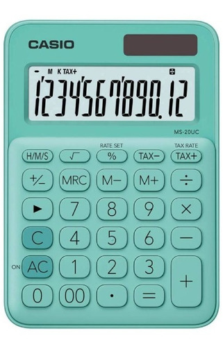 Calculadora Mini De Escritorio Casio Ms-20uc-gn