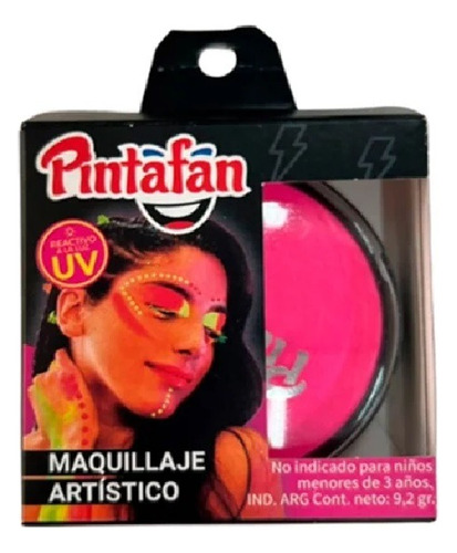 Maquillaje Artistico Hipoalergenico Pintafan 9 Grs