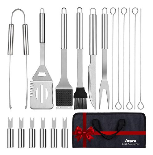 Juego De Herramientas Para Barbacoa Anpro, Accesorios Para A