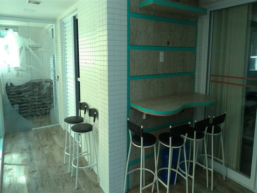 Imagem 9 de 15 de Apartamento Frente Mar 2 Dormitorios 1 Suite Em Praia Grande - Mar174