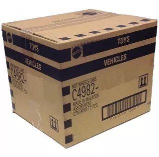 Caixa Lacrada Hot Wheels Com 72 Carrinhos Mattel C4982-c Cor Colorido