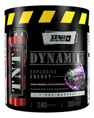  Tnt Dynamite Star Nutrition 240 Gr - Pre Entreno 