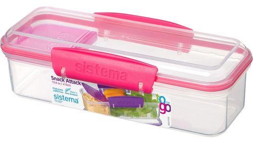 Recipiente Para Aperitivos Y Salsas Sistema Snack Attack To