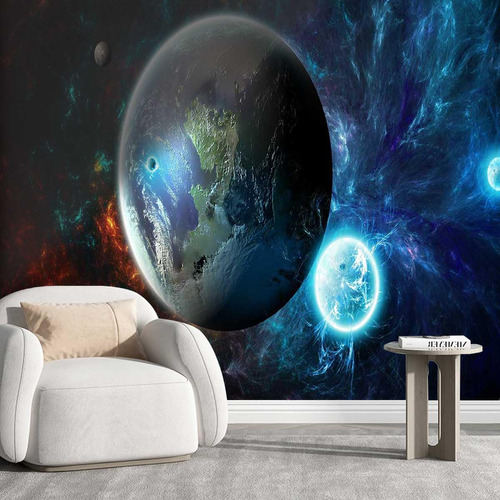 Papel Tapiz Mural Stick And Peel Universe Vinyl Contact Para