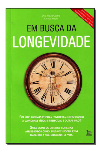 Libro Em Busca Da Longevidade De Cabral, Dra. Paula Matrix