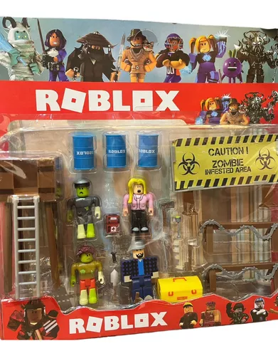 Cartela Roblox 12 Personagens E Construção