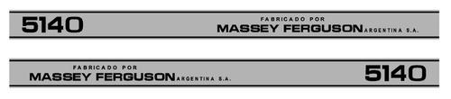 Juego De Calcos Tractor Massey Ferguson 5140