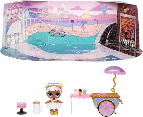 Imagen 1 de 9 de Set De Juego Y Muñeca Lol Surprise Sweet Boardwalk & Sugar
