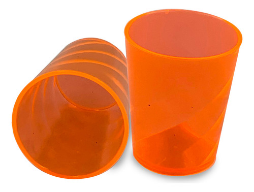 Kit 50 Copos Twister Shot Acrílico 70ml Dose Tequila Pinga Cor Transparente