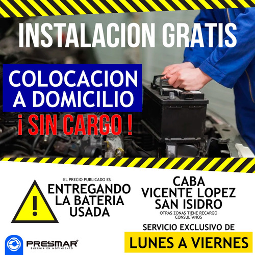 Imagen 4 de 10 de Bateria Auto Willard 12x45 Ub450 12 Volt 45 Amper