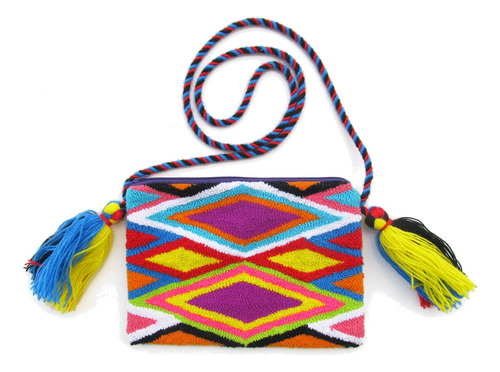 Wayuu Cartera Guajira Grande Colombia Artesania De Mamakolla