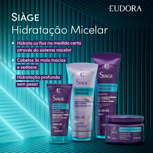 Leave-in Siàge Hidratação Micelar 100ml