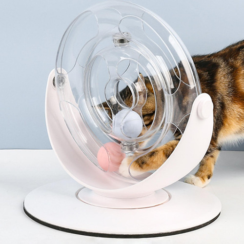 Rompecabezas De Bola Giratorio Divertido Para Gatos, Juguete