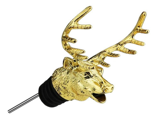 Deer Head Pourer \u0026 Aerator Con Accesorio De Goma De