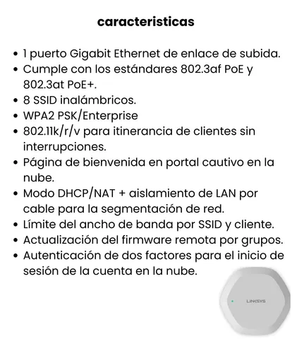 Access Point Linksys Lapac1300c
