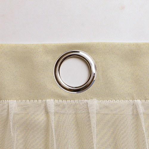 Cortina Blackout Opaca 132x213cm Cuarto Sala 1 Pieza Sin Estrellas Color Beige All Might Am-10