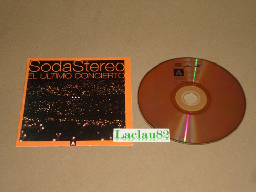 Soda Stereo El Ultimo Concierto 1997 Bmg Cd