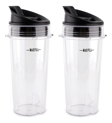 Vasos De Repuesto Compatible Con Batidora Ninja Bl / Qb, 2 U