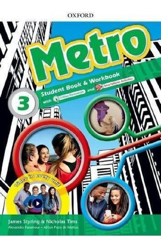 Libro - Metro 3 - Student´s Book And Workbook Pack - Oxford