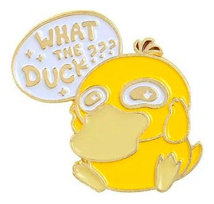 Pin Metalico Diseño Psyduck What The Duck Pokemon Anime