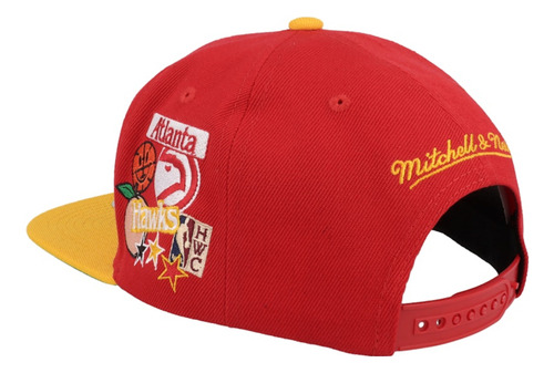Gorra Mitchell & Ness Atlanta Hawks Patch Overload