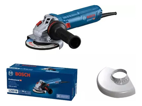 Amoladora Angular 5 Bosch Gws 12-125 S 1200w Color Azul marino Frecuencia 50Hz