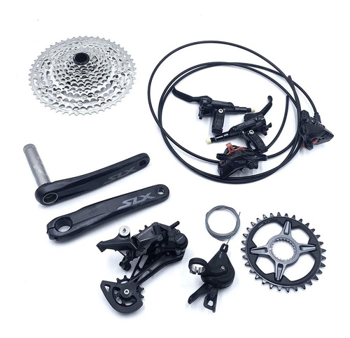 Transmision Completa Shimano Slx 1x12 Pasos Frenos De Disco