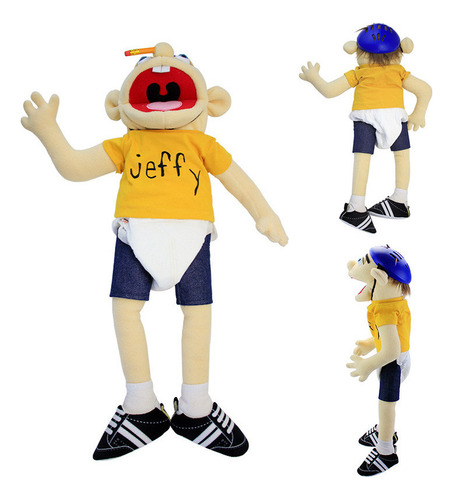 . C Accesorios For Fiestas Jeffy Marioneta De Mano Peluche