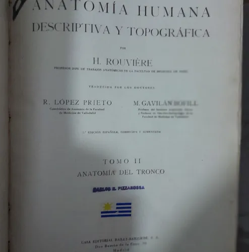 Anatomia Humana 3 Tms H Rouviere (Usado)