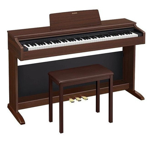 Piano Digital Casio Celviano Ap 270 Bn Com Banco - Marrom 110/220