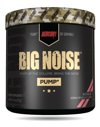 Redcon1 Big Noise Pump Pre Entreno 30 Serv Dlc Bn1 Sabor Watermelon