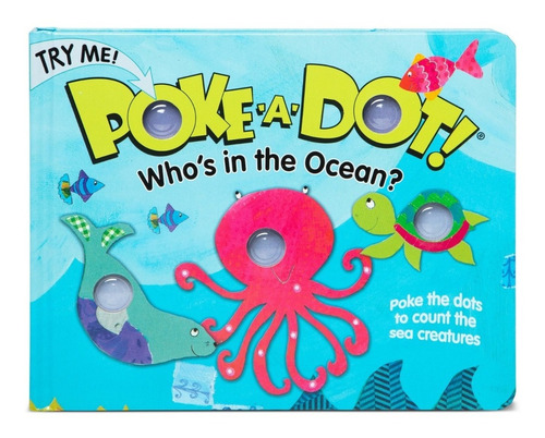 Libro Poke A Dot - ¿quién Está En El Océano? Melissa & Doug