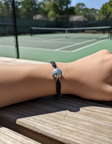 A// Pulseira Trançada De Joias Sz Xn Bola De Vôlei De