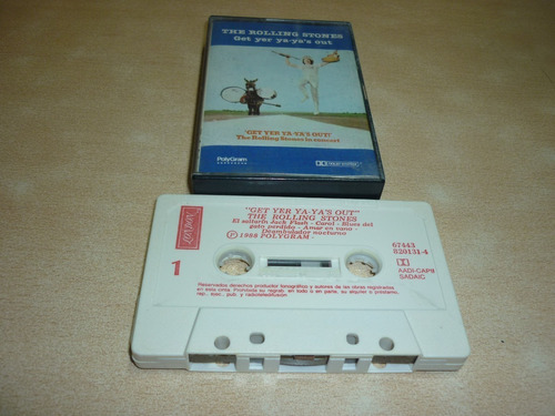 Rolling Stones Get Yer Ya Yas Out Cassette Excelente Jcd055