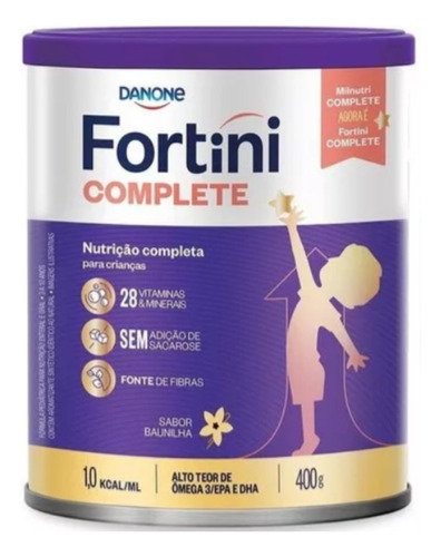 Suplemento Infantil - Fortini Complete Danone 400g -baunilha