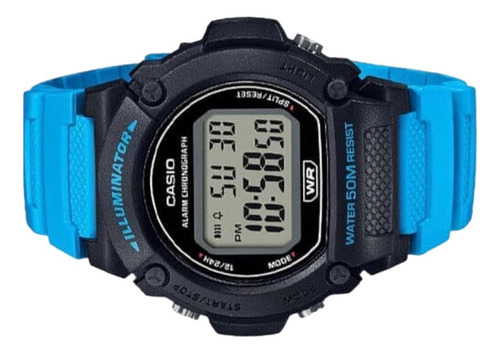 Casio Reloj Digital Modelo W219h-2a2v