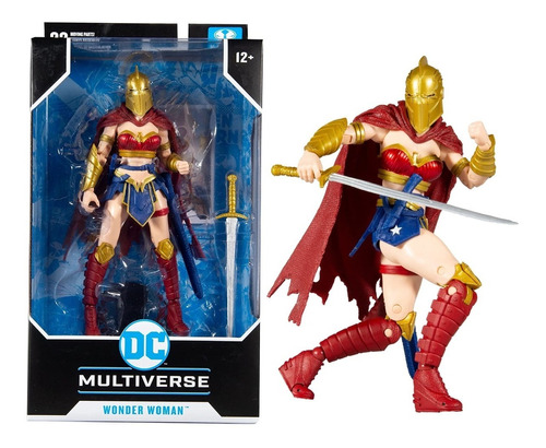 Figura Wonder Woman With Helmet Of Fate Dc Multiverse