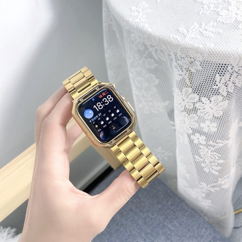 Case Cromado Para Apple Watch - Todas Las Series