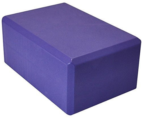 Yogaaccessories 4 '' Foam Yoga Block - Violeta