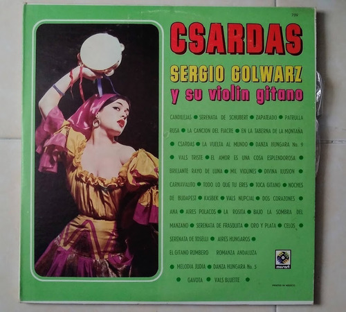 Sergio Golwars Lp Csardas